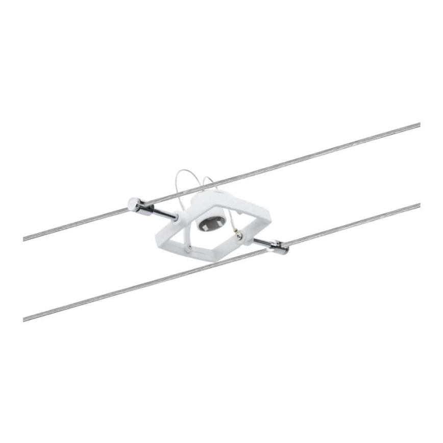 Paulmann 94149 - SET de 5xGU5,3/10W Foco para sistema de cable TECH 230V blanco