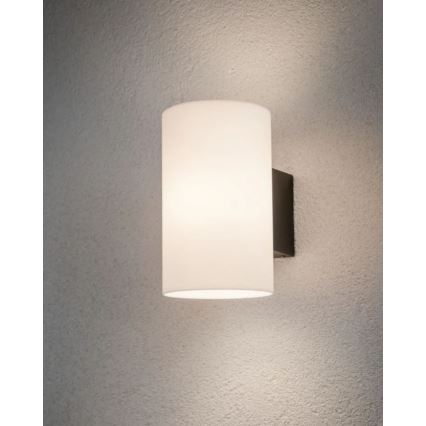 Paulmann 94186 - 1xE27/15W IP54 Aplique de exterior TUBE 230V