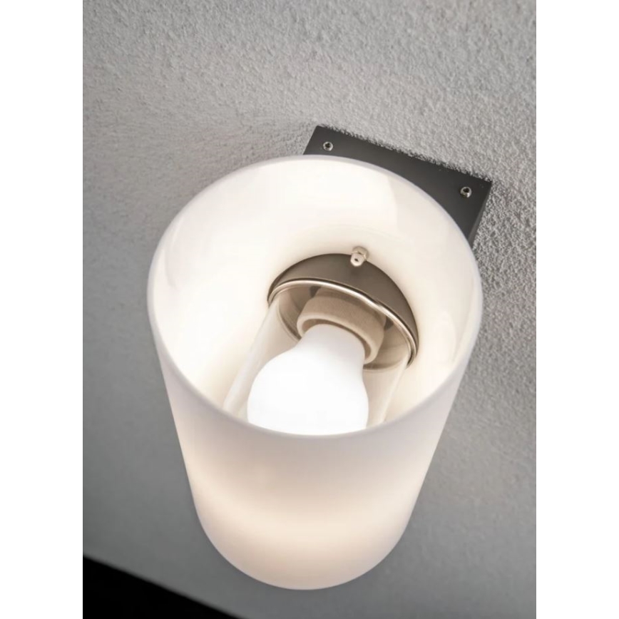 Paulmann 94186 - 1xE27/15W IP54 Aplique de exterior TUBE 230V