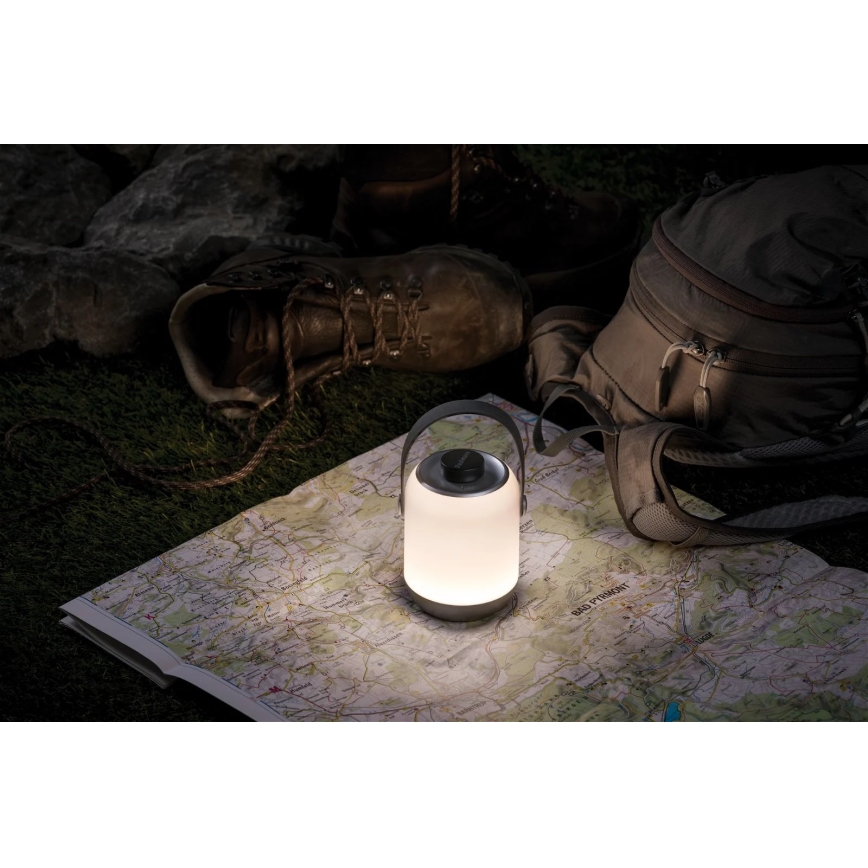 Paulmann 94210 - LED/1,6W IP44 Lámpara de exterior regulable CLUTCH 3,7V 2000 mAh