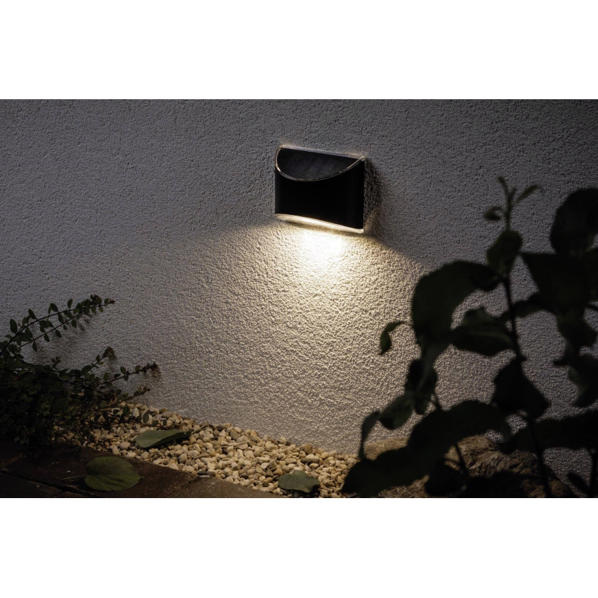 Paulmann 94233 - LED/0,05W IP44 Aplique solar ELLIOT 1,2V 400 mAh