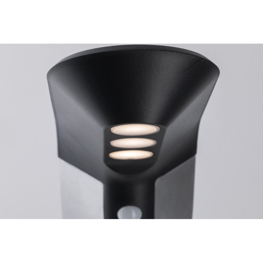 Paulmann 94252 - LED/1,2W IP44 Lámpara solar de exterior con sensor SOLEY 230V