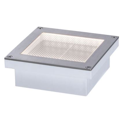 Paulmann 94238 - LED/0,7W IP67 Luz empotrable de suelo solar con sensor ARON 3,7V 650 mAh