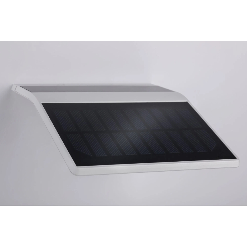 Paulmann 94244 - LED/1,2W IP44 Aplique solar de pared con sensor YOKO 3,7V 1800 mAh blanco