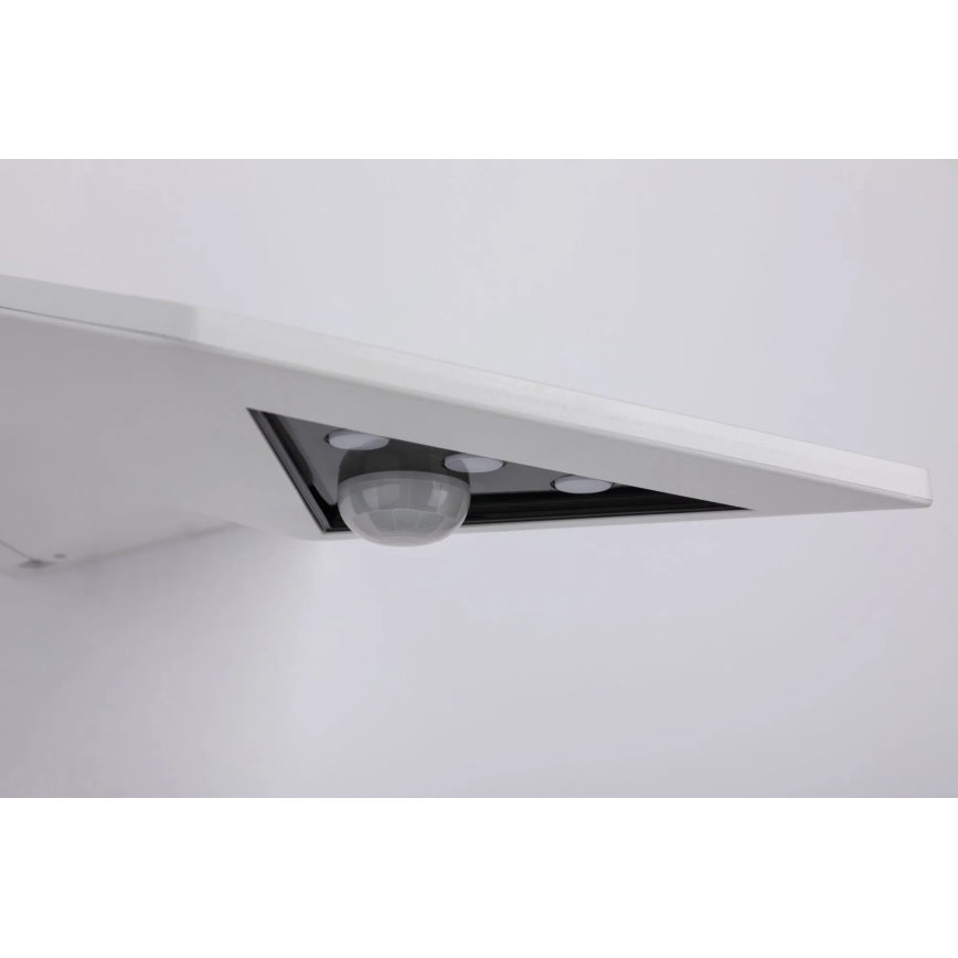 Paulmann 94244 - LED/1,2W IP44 Aplique solar de pared con sensor YOKO 3,7V 1800 mAh blanco