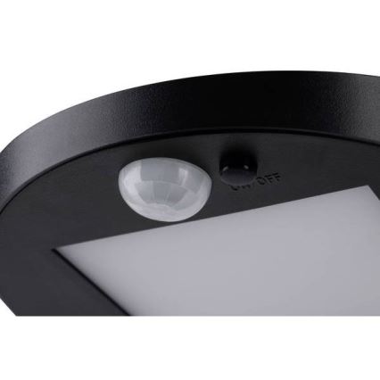Paulmann 94246 - LED/1,2W IP44 Lámpara solar exterior con sensor RYSE 3,7V 1800 mAh
