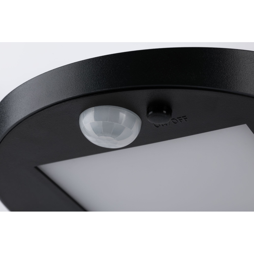 Paulmann 94249 - LED/1,2W IP44 Lámpara solar exterior con sensor RYSE 3,7V 1800 mAh