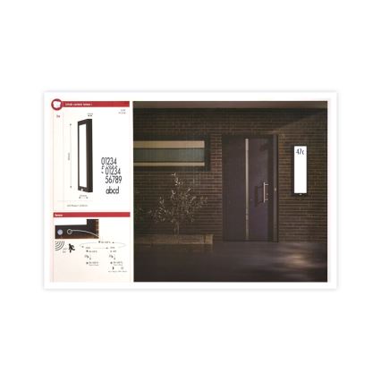 Paulmann 94257_1 - LED/19W IP44 Plafón de exterior con sensor 230V