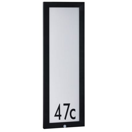 Paulmann 94257 - LED/19W IP44 Número de casa con sensor 230V