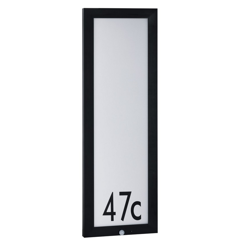 Paulmann 94257 - LED/19W IP44 Número de casa con sensor 230V