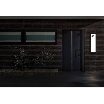 Paulmann 94257 - LED/19W IP44 Número de casa con sensor 230V