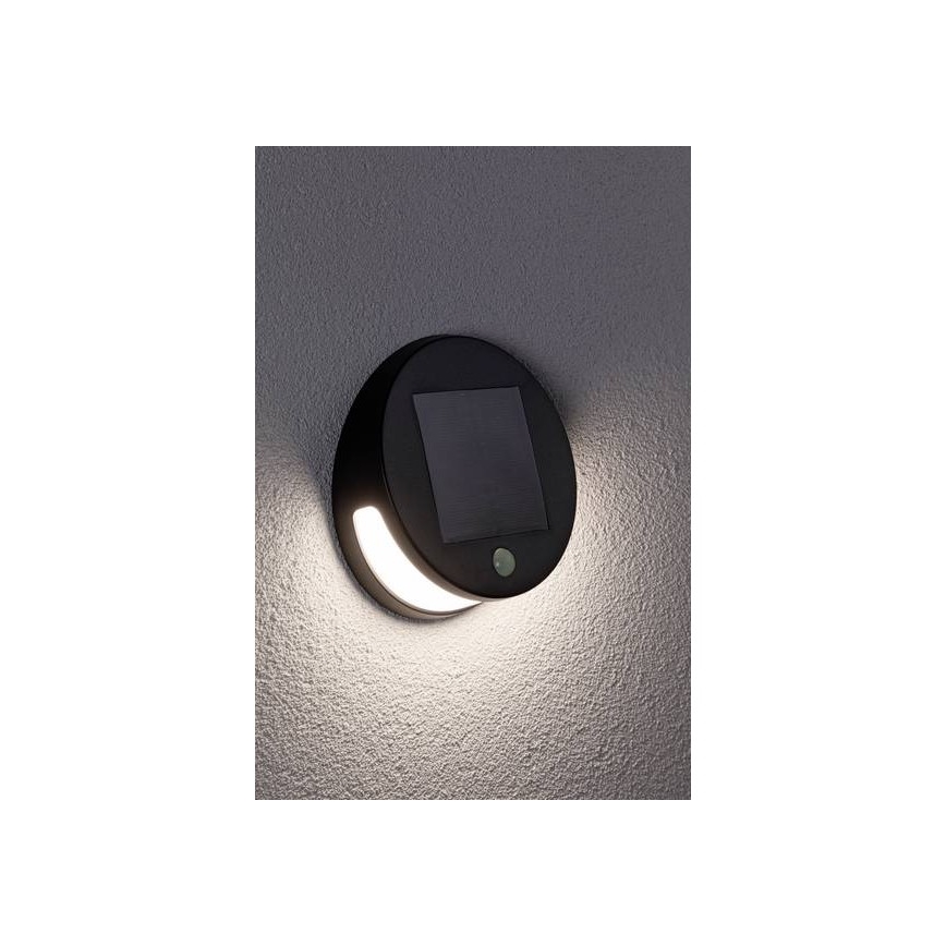 Paulmann 94265 - LED/3W IP44 Lámpara solar exterior con sensor HELENA 3,7V 1800 mAh