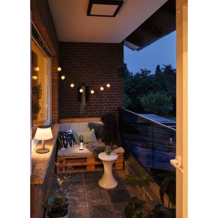 Paulmann 94267 - LED/1,3W IP44 Lámpara de exterior regulable CUPULINO 5V 2000 mAh