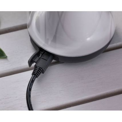 Paulmann 94267 - LED/1,3W IP44 Lámpara de exterior regulable CUPULINO 5V 2000 mAh