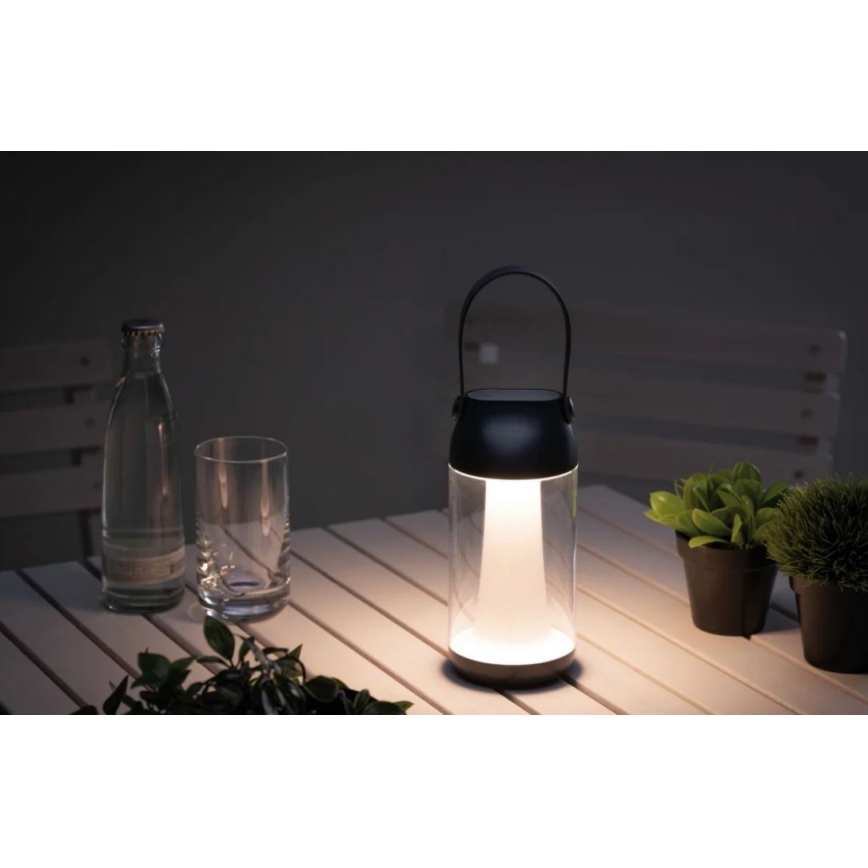 Paulmann 94267 - LED/1,3W IP44 Lámpara de exterior regulable CUPULINO 5V 2000 mAh
