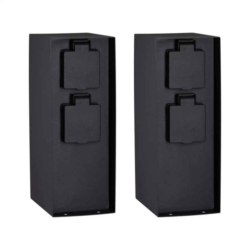 Paulmann 94313 - Columna de enchufe para exterior RIO 4Z SCHUKO 230V IP44