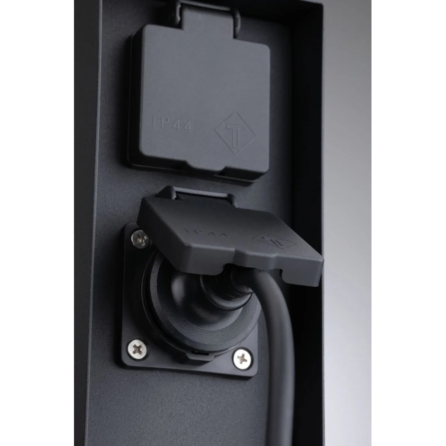 Paulmann 94313 - Columna de enchufe para exterior RIO 4Z SCHUKO 230V IP44