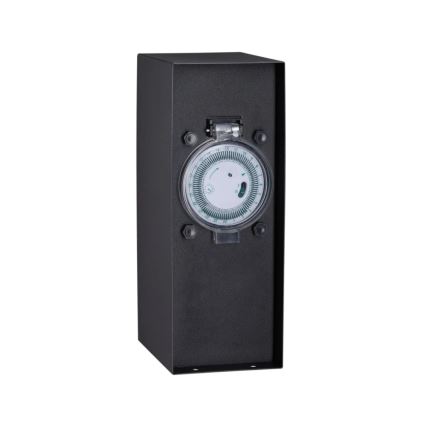 Paulmann 94314 - Columna de enchufes de exterior con temporizador 2Z SCHUKO
