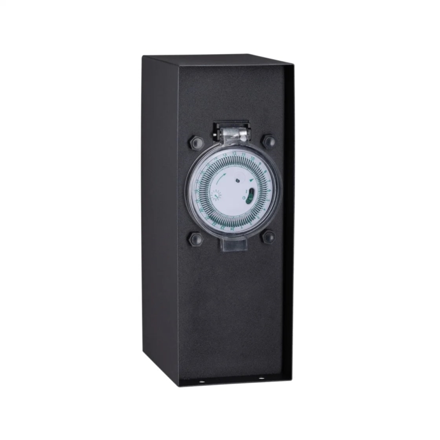 Paulmann 94314 - Columna de enchufes de exterior con temporizador 2Z SCHUKO