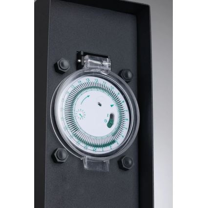 Paulmann 94314 - Columna de enchufes de exterior con temporizador 2Z SCHUKO