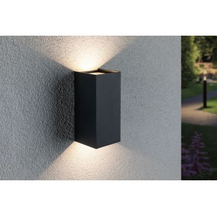 Paulmann 94325 - Lámpara de pared exterior FLAME 230V 2xLED/6,5W IP44