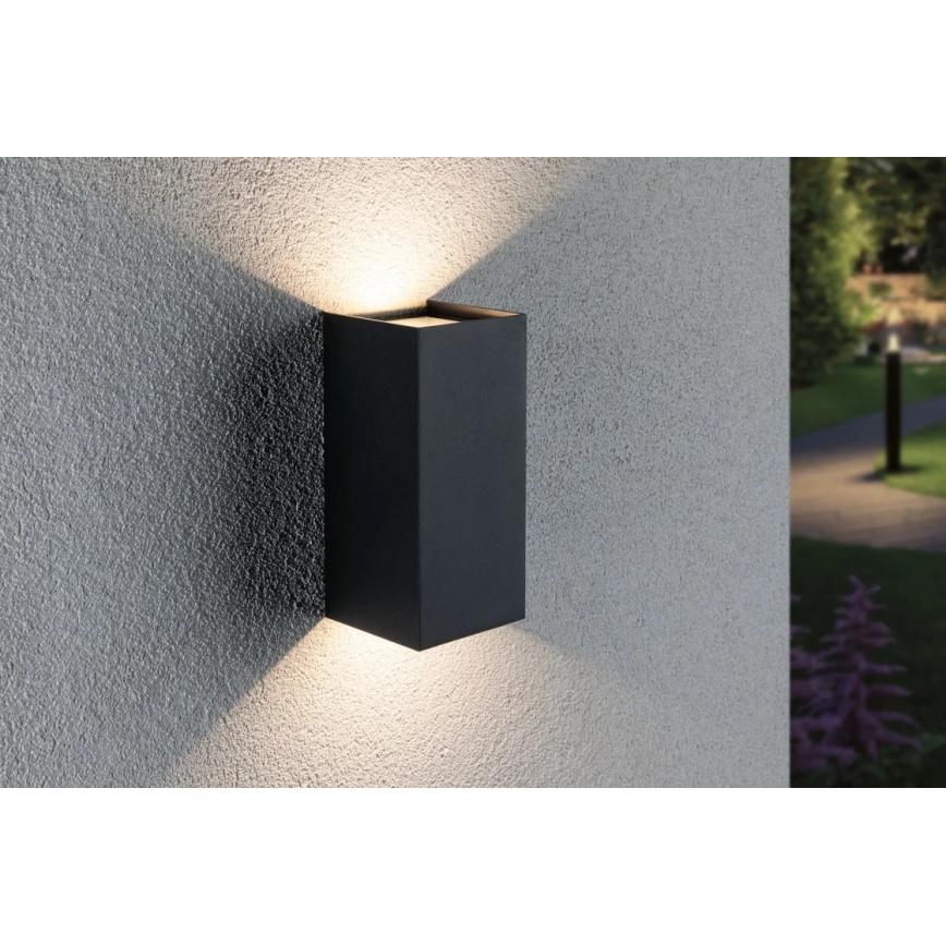 Paulmann 94325 - Lámpara de pared exterior FLAME 230V 2xLED/6,5W IP44