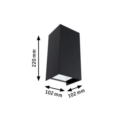 Paulmann 94325 - Lámpara de pared exterior FLAME 230V 2xLED/6,5W IP44