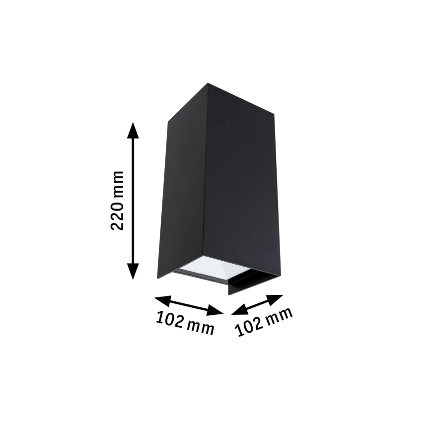 Paulmann 94325 - Lámpara de pared exterior FLAME 230V 2xLED/6,5W IP44