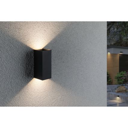 Paulmann 94326 - 2xLED/2,8W IP44 Aplique exterior FLAME 230V
