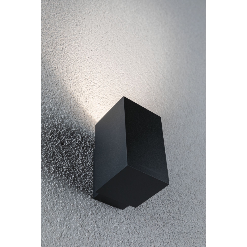 Paulmann 94327 - Aplique exterior LED/3,8W IP44 FLAME 230V antracita