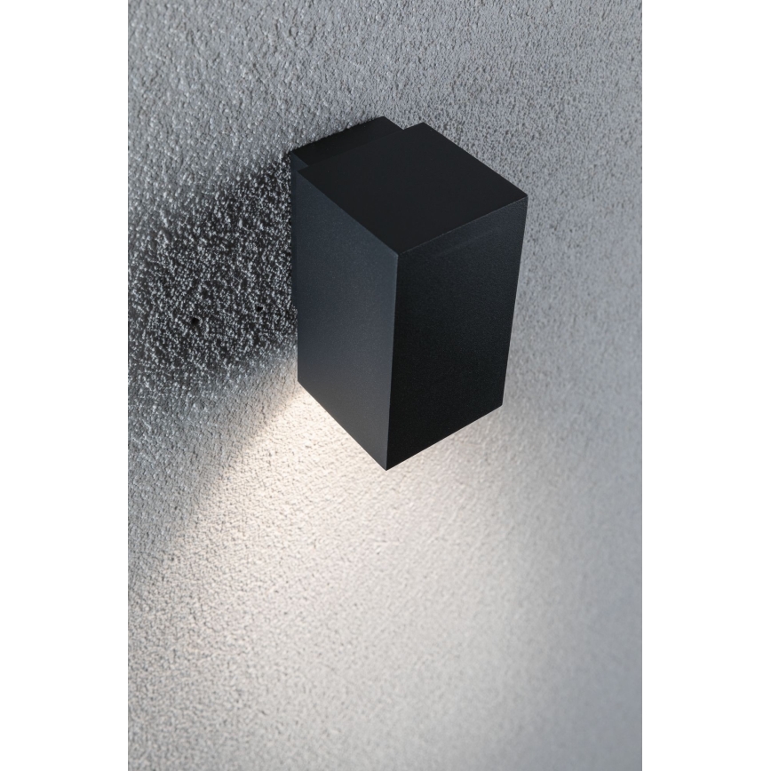 Paulmann 94327 - Aplique exterior LED/3,8W IP44 FLAME 230V antracita