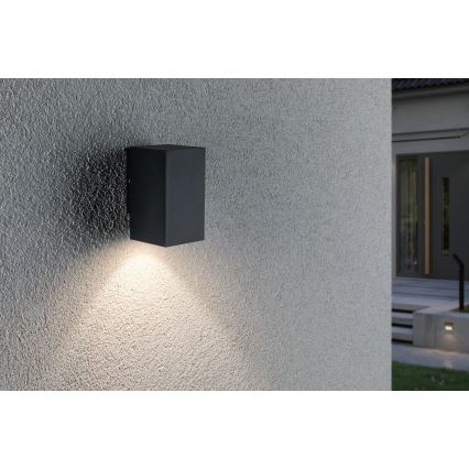 Paulmann 94327 - Aplique exterior LED/3,8W IP44 FLAME 230V antracita