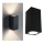 Paulmann 94328 - 2xLED/2,8W IP44 Aplique exterior FLAME 230V antracita