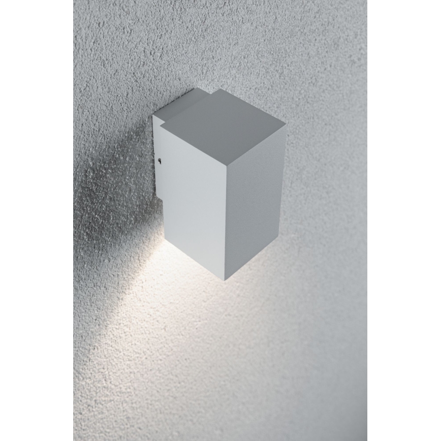 Paulmann 94329 - Aplique exterior LED/3,8W IP44 FLAME 230V blanco