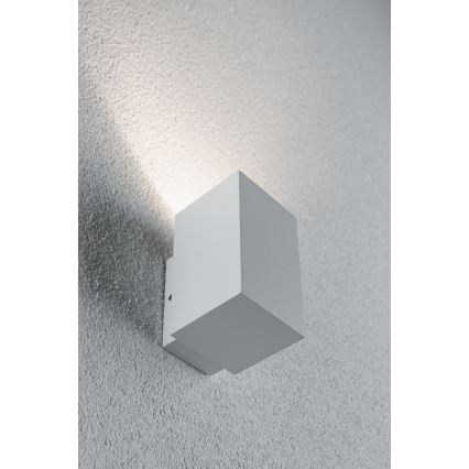 Paulmann 94329 - Aplique exterior LED/3,8W IP44 FLAME 230V blanco