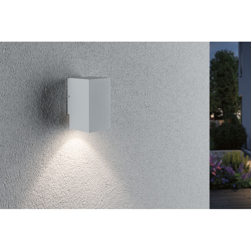 Paulmann 94329 - Aplique exterior LED/3,8W IP44 FLAME 230V blanco