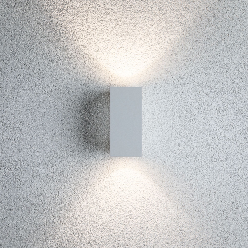 Paulmann 94330 - 2xLED/2,8W IP44 Aplique exterior FLAME 230V blanco