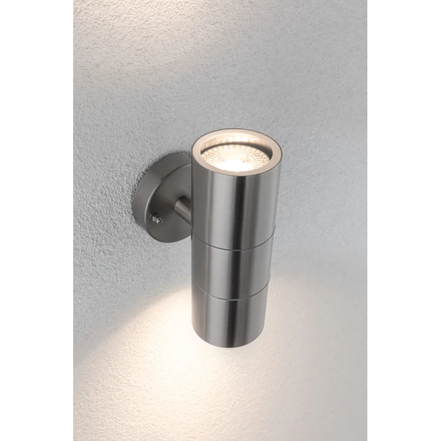 Paulmann 94331 - 2xGU10/10W IP44 Aplique de exterior FLAME 230V