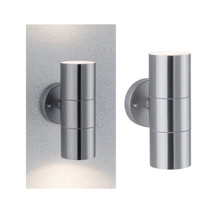 Paulmann 94331 - 2xGU10/10W IP44 Aplique de exterior FLAME 230V