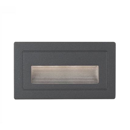 Paulmann 94383 - LED/4W IP44 Lámpara empotrada de exterior LONG 230V