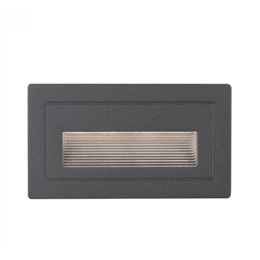 Paulmann 94383 - LED/4W IP44 Lámpara empotrada de exterior LONG 230V