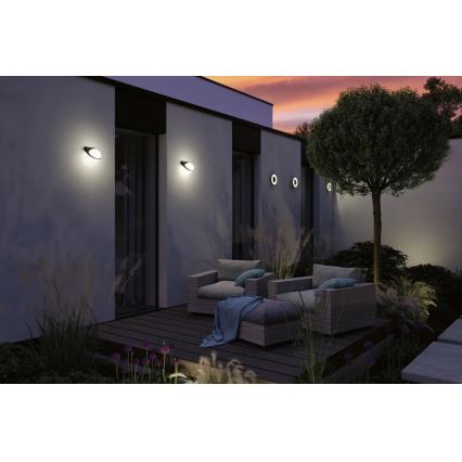 Paulmann 94401 - LED/10W IP44 Aplique de exterior BOLA 230V
