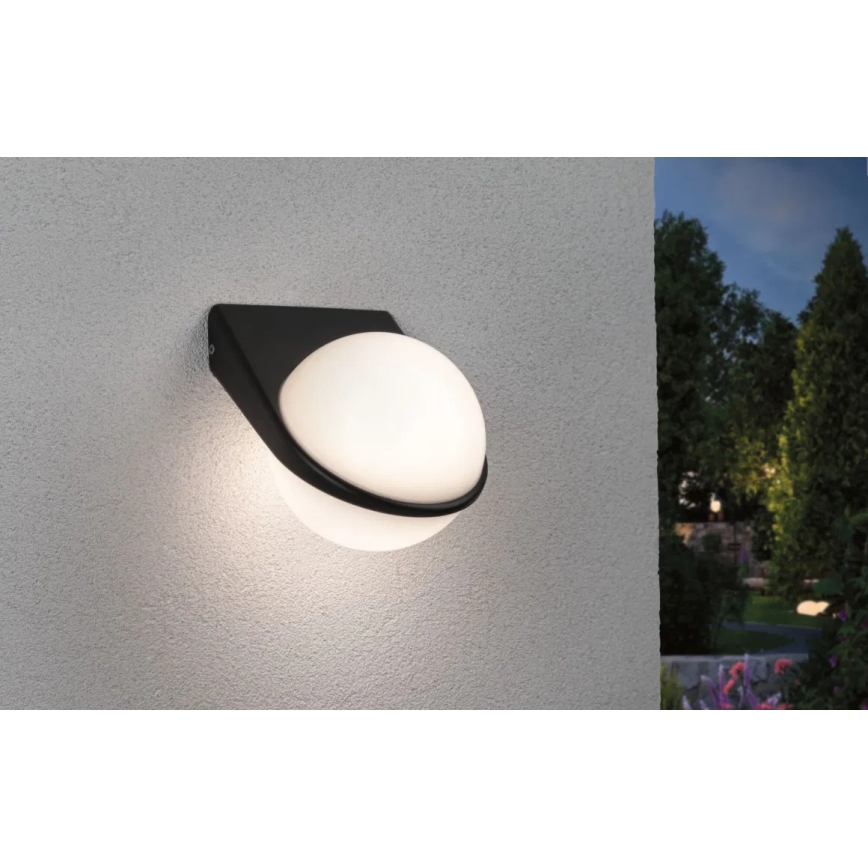 Paulmann 94401 - LED/10W IP44 Aplique de exterior BOLA 230V