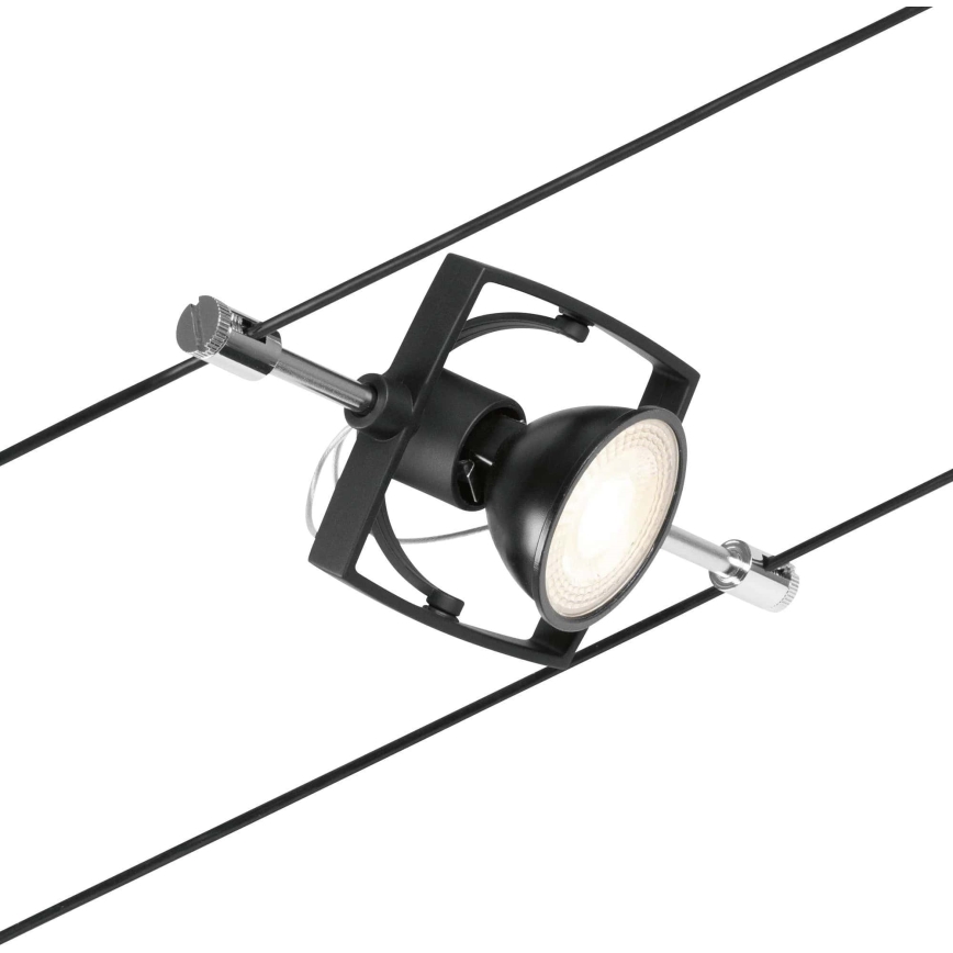 Paulmann 94434 - JUEGO 5xGU5,3/10W Foco para sistema de cadenas MAC 230V negro