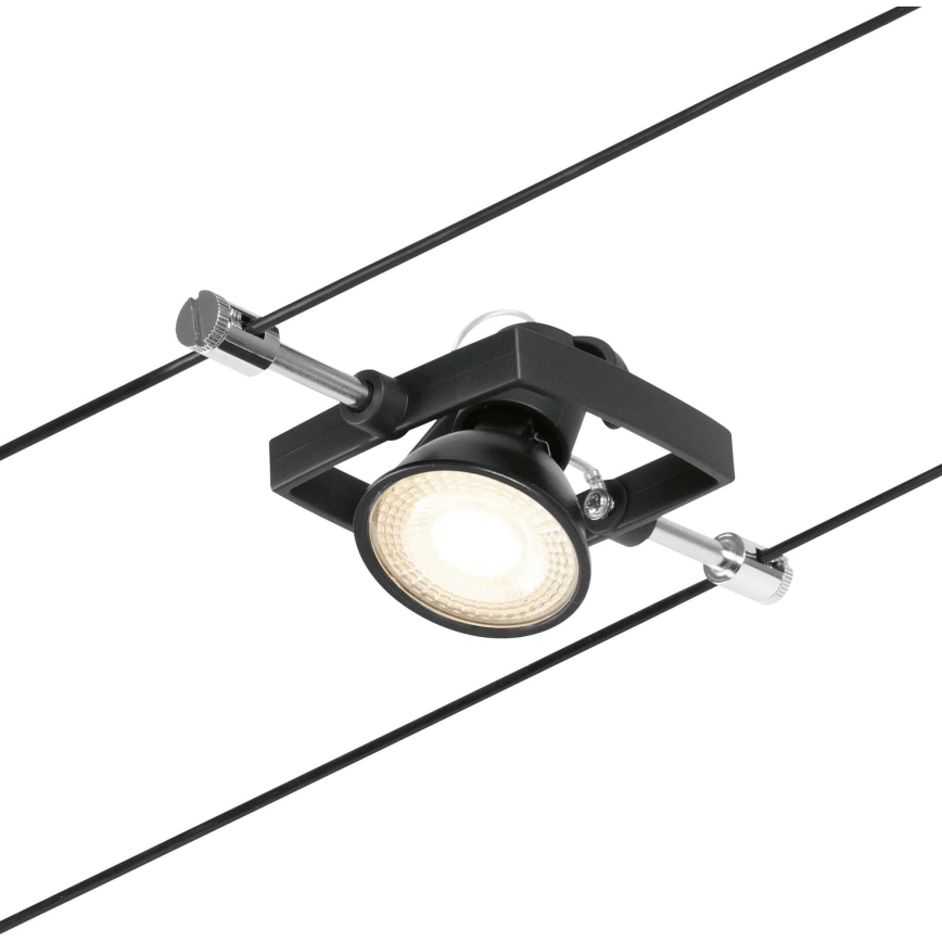 Paulmann 94434 - JUEGO 5xGU5,3/10W Foco para sistema de cadenas MAC 230V negro