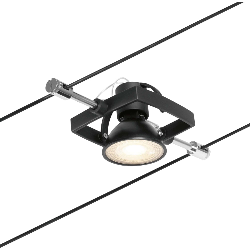 Paulmann 94434 - JUEGO 5xGU5,3/10W Foco para sistema de cadenas MAC 230V negro