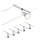 Paulmann 94442 - JUEGO 5xGU5,3/10W Foco para sistema de rieles SALT 230V cromo mate