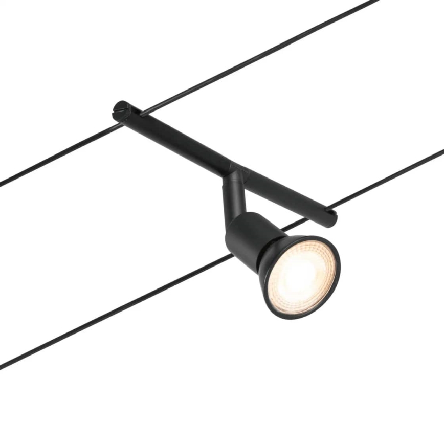 Paulmann 94446 - JUEGO 5xGU5,3/10W Foco para sistema de cadenas SALT 230V negro