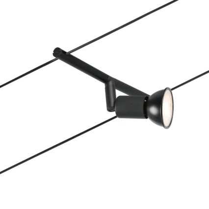 Paulmann 94446 - JUEGO 5xGU5,3/10W Foco para sistema de cadenas SALT 230V negro
