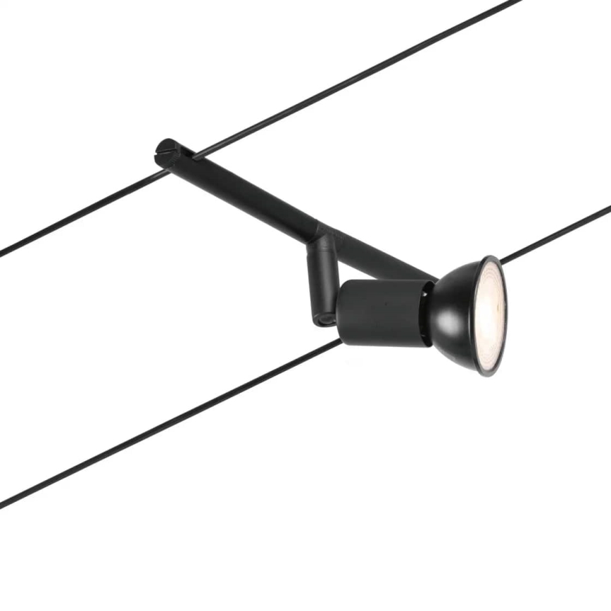Paulmann 94446 - JUEGO 5xGU5,3/10W Foco para sistema de cadenas SALT 230V negro